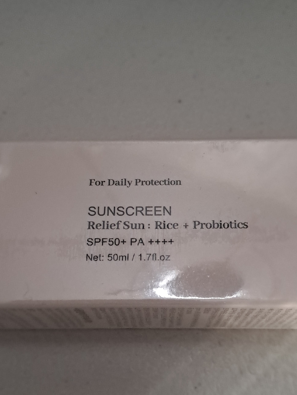 Sunscreen Relief Sun Rice + Probiotics SPF50+ PA++++ - White